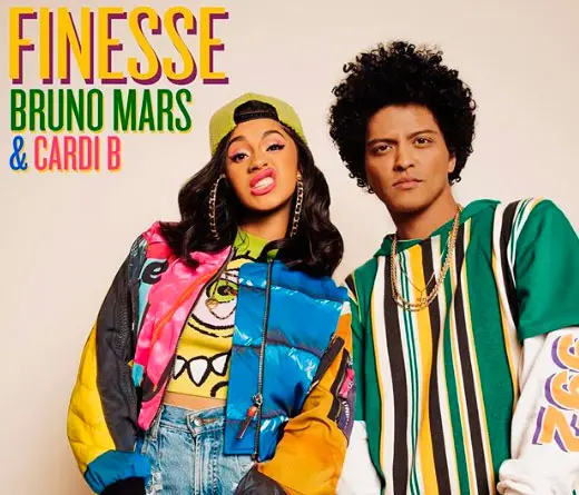 Muy noventosos, Bruno Mars junto a Cardi B en el remix del video 